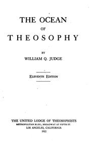 Cover of: The ocean of theosophy