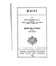 Cover of: Swift.