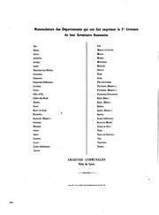 Inventaire-sommaire des archives communales antérieures à 1790 by Lyon (France). Archives communales.