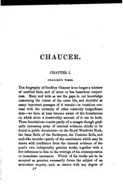 Cover of: Chaucer.