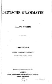 Deutsche Grammatik by Brothers Grimm