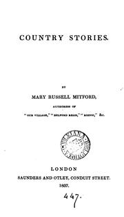 Country Stories by Mary Russell Mitford