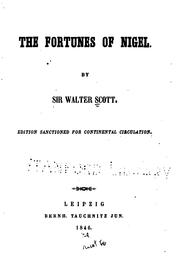 Cover of: The fortunes of Nigel. by Sir Walter Scott