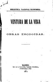 Cover of: Obras escogidas.