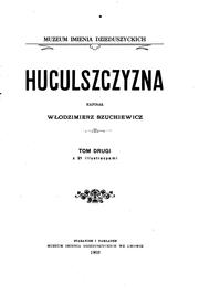 Cover of: Huculszczyzna by Volodymyr Shukhevych
