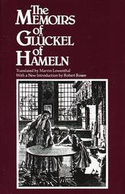 The memoirs of Glückel of Hameln by Glückel von Hameln