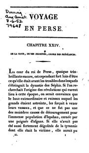 Cover of: Voyage en Perse, fait en 1812 et 1813. by Gaspard Drouville