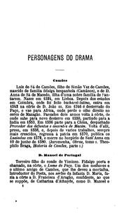 Cover of: Camões: drama histórico em 5 actos.