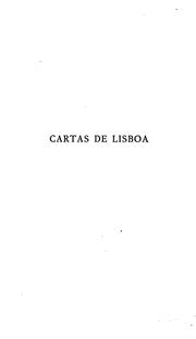Cover of: Cartas de Lisboa. by Carlos Malheiro Dias