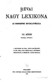 Cover of: Révai nagy lexikona: az ismeretek enciklopédiája.
