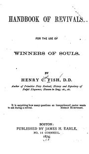 Cover of: Handbook of revivals: for the use of winners of souls.