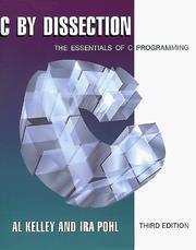 Cover of: C by Dissection by Al Kelley