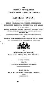 Cover of: The history, antiquities, topography, and statistics of eastern India ...