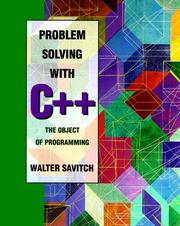 Problem solving with C++ : the object of programming