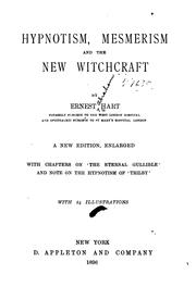 Cover of: Hypnotism, mesmerism and the new witchcraft