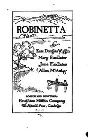 Cover of: Robinetta