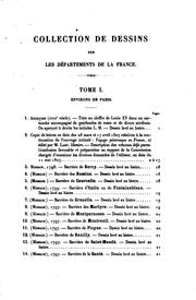 Cover of: Inventaire de la collection de dessins: sur les départements de la France : formée par M. H. Destailleur et acquise par la Bibliothèque nationale.