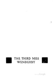 Cover of: The third Miss Wenderby