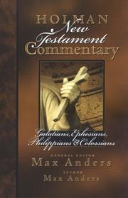Cover of: Holman New Testament Commentary by Max E. Anders