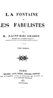 Cover of: La Fontaine et les fabulistes
