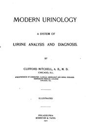 Cover of: Modern urinology: a system of urine analysis and diagnosis