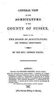 Cover of: General view of the agriculture of the county of Sussex