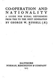 Cover of: Co-operation and nationality by George William Russell