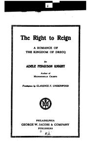 Cover of: The Right To Reign