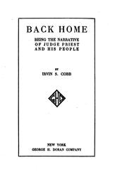 Cover of: Back home by Irvin S. Cobb