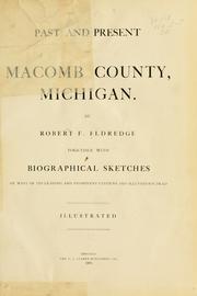 Cover of: Past and present of Macomb County, Michigan