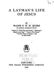 Cover of: A layman's life of Jesus