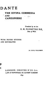 Cover of: The Divina commedia and Canzoniere by Dante Alighieri