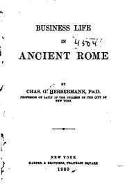 Cover of: Business life in ancient Rome