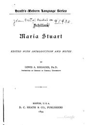 Cover of: Schillers Maria Stuart by Friedrich Schiller