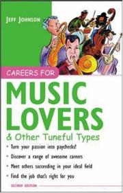 Cover of: Careers for Music Lovers & Other Tuneful Types
