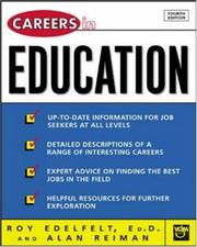 Cover of: Careers in education