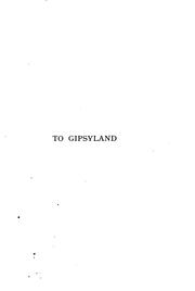 Cover of: To gipsyland by Elizabeth Robins Pennell