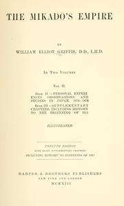 Cover of: The mikado's empire by William Elliot Griffis