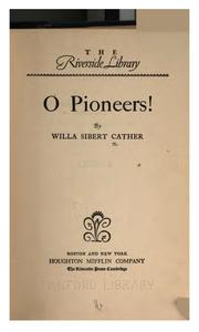 Cover of: O pioneers!