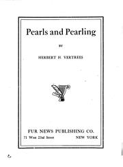 Cover of: Pearls and pearling