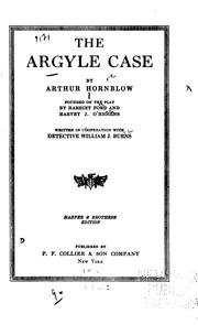 Cover of: The Argyle case by Arthur Hornblow