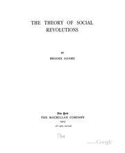Cover of: The theory of social revolutions