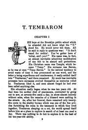 Cover of: T. Tembarom by Frances Hodgson Burnett