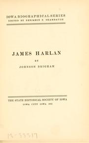Cover of: James Harlan