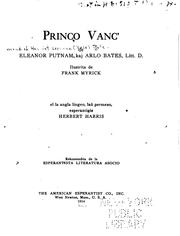 Cover of: Princo Vanc'