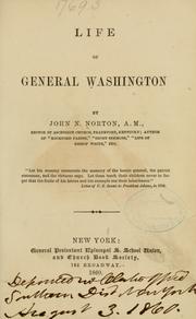 Cover of: Life of General Washington