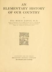 Cover of: An elementary history of our country