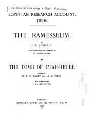 Cover of: The Ramesseum.