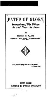 Cover of: Paths of glory by Irvin S. Cobb