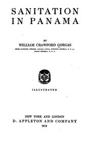 Cover of: Sanitation in Panama by William Crawford Gorgas